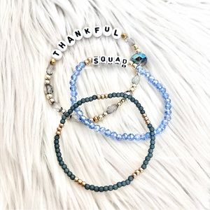 Thankful Squad Friendship Bracelet Stack